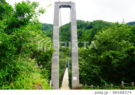 加賀白山　別当出合　砂防新道への橋 96488374
