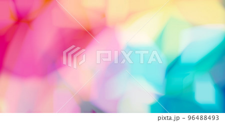 オーロラ　光彩　グラデーション　背景 96488493