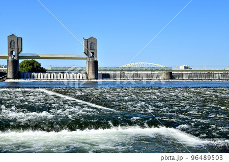 宿河原堰堤/多摩川(神奈川県川崎市)【2022.10】 宿河原堰堤/多摩川(神奈川県川崎市)【2022.10】 96489503