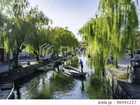 柳川　柳川川下り観光通り　福岡県柳川市 96491227