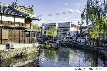 柳川 柳川川下り観光通り 福岡県柳川市 柳川 柳川川下り観光通り 福岡県柳川市 96491229