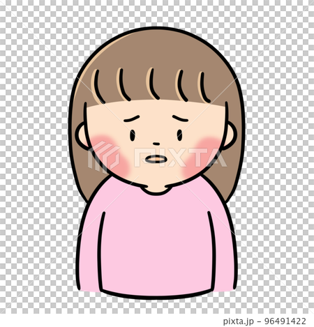 りんご病の子供(女子) りんご病の子供(女子) 96491422