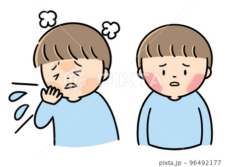 りんご病の症状　子供（男子） 96492177