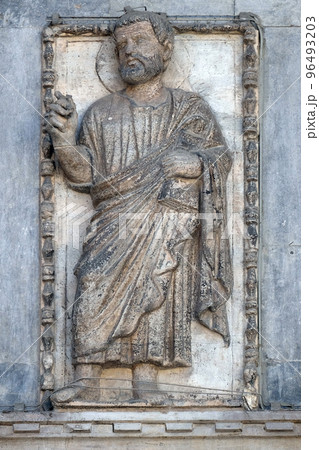 Relief detail of St. Mark's Basilica, Venice, Italy Relief detail of St. Mark's Basilica, Venice, Italy 96493203