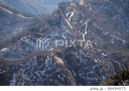 Great Wall of China in Badaling 96494073