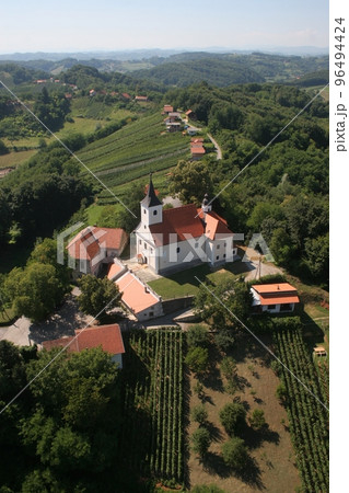 Parish church of Saint Barbara in the Bedekovcina, Croatia Parish church of Saint Barbara in the Bedekovcina, Croatia 96494424