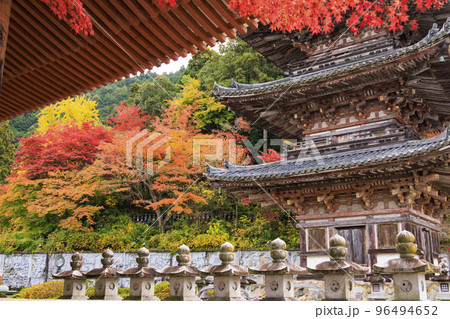 紅葉見頃な壺阪寺 紅葉見頃な壺阪寺 96494652