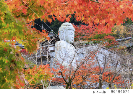 紅葉見頃な壺阪寺 紅葉見頃な壺阪寺 96494674
