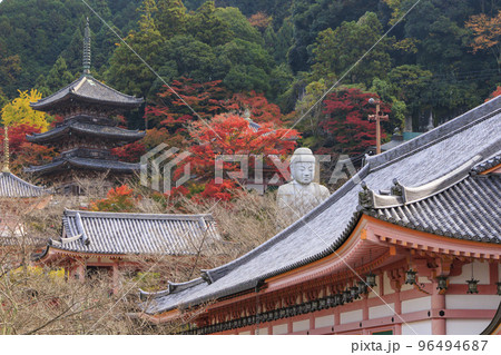 紅葉見頃な壺阪寺 紅葉見頃な壺阪寺 96494687