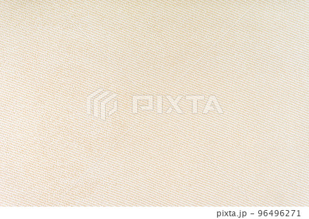 Texture of beige fabric diagonal weave pattern. Decorative textile background 96496271