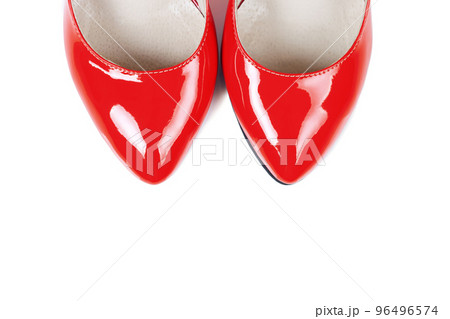 Red women shoes. 96496574