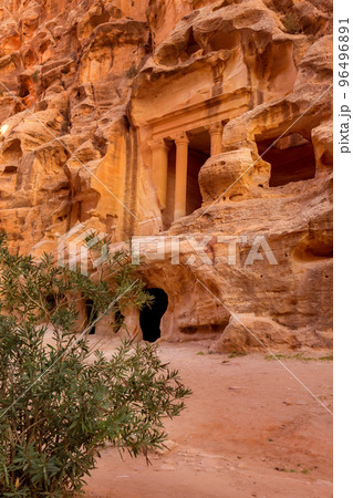 Triclinium at Little Petra, Siq al-Barid, Jordan 96496891