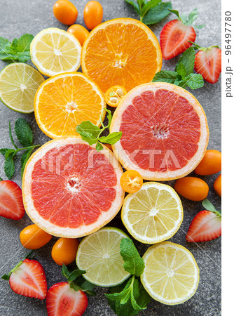 Fresh summer fruits 96497780