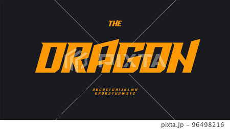 Sharped high bold italic font, brave and determined modern alphabet for sport, adventurous, buttle, racing typography. Dynamic letters with spikes. Strong and sturdy vector typographic design Sharped high bold italic font, brave and determined modern alphabet for sport, adventurous, buttle, racing typography. Dynamic letters with spikes. Strong and sturdy vector typographic design 96498216