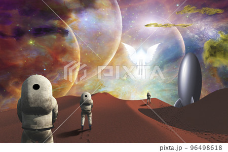 Space journey 96498618