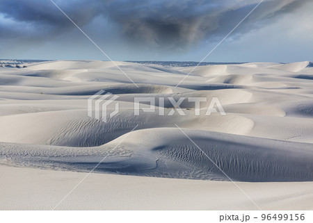 White sand dunes 96499156