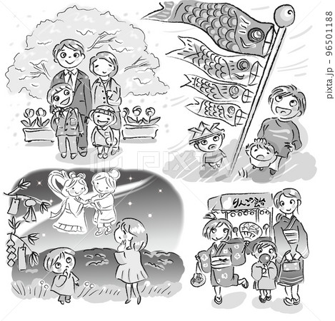 子どもと年中行事(春夏) 子どもと年中行事(春夏) 96501188