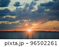 糸島の夕焼け⑥ 96502261