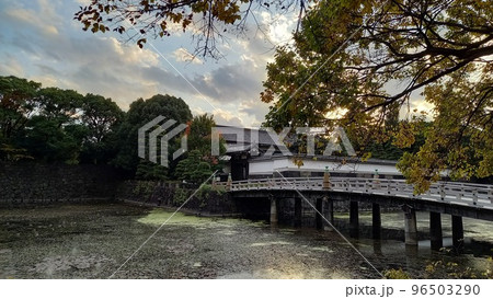 日本100名城 江戸城 夕暮れの 平川門 日本100名城 江戸城 夕暮れの 平川門 96503290