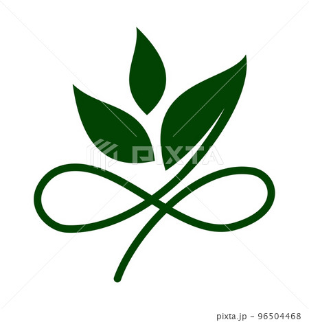 Leaf logo. Bio nature green eco vector symbols - Stock Illustration  [96504468] - PIXTA