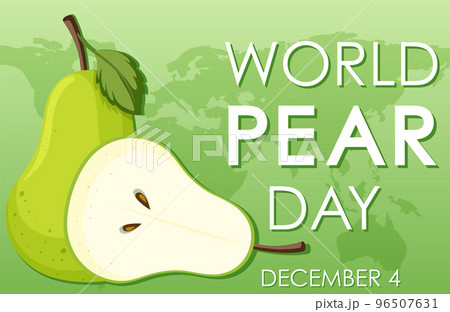 World Pear Day Poster Design 96507631