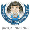 World hypnotism day January icon 96507826