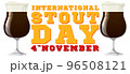 International Stout Day Banner Design 96508121