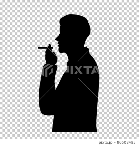 Smoking Silhouette png