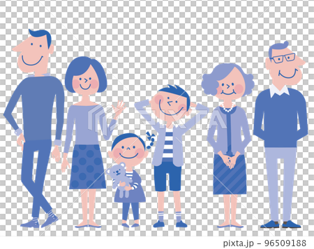 Smart B家族3代6人(藍色)1人 Smart B家族3代6人(藍色)1人 96509188