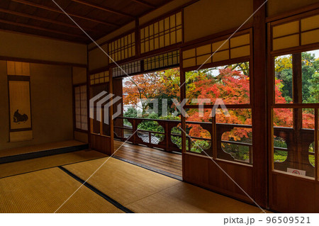 古都京都の秋 雨の旧三井家下鴨別邸 主屋2階座敷 古都京都の秋 雨の旧三井家下鴨別邸 主屋2階座敷 96509521