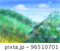 青空と山と木と光 96510701