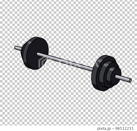 槓鈴對角線的插圖 96512231