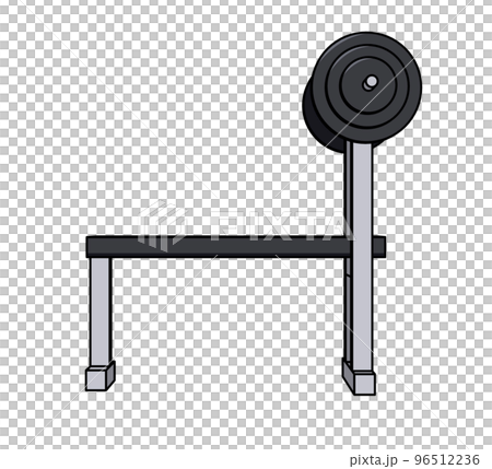 ベンチプレス横のイラスト 96512236