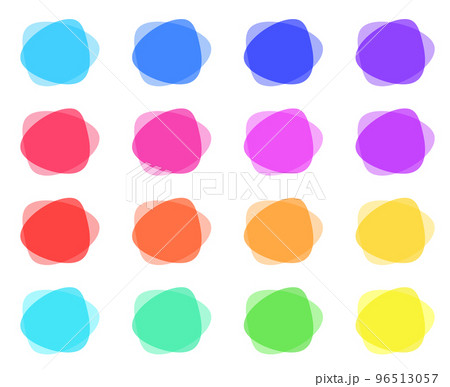 Vector varied abstract shapes. Colorful backgrounds, frames for advertising text. Modern design of business cards, idea of backdrop for flyer or brochure, invitations, gift card Vector varied abstract shapes. Colorful backgrounds, frames for advertising text. Modern design of business cards, idea of backdrop for flyer or brochure, invitations, gift card 96513057