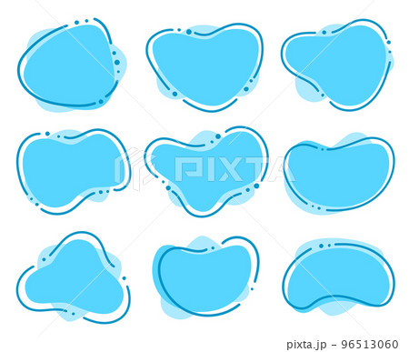 Vector varied abstract shapes. Colorful backgrounds, frames for advertising text. Modern design of business cards, idea of backdrop for flyer or brochure, invitations, gift card Vector varied abstract shapes. Colorful backgrounds, frames for advertising text. Modern design of business cards, idea of backdrop for flyer or brochure, invitations, gift card 96513060