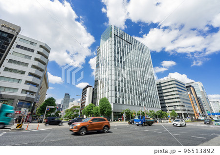 名古屋・伏見・都市風景　伏見通　錦通伏見交差点　名古屋インターシティ 96513892