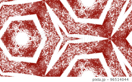 Ethnic hand painted pattern. Maroon symmetrical kaleidoscope background. Textile ready exceptional print, swimwear fabric, wallpaper, wrapping. Summer dress ethnic hand painted tile. Ethnic hand painted pattern. Maroon symmetrical kaleidoscope background. Textile ready exceptional print, swimwear fabric, wallpaper, wrapping. Summer dress ethnic hand painted tile. 96514044
