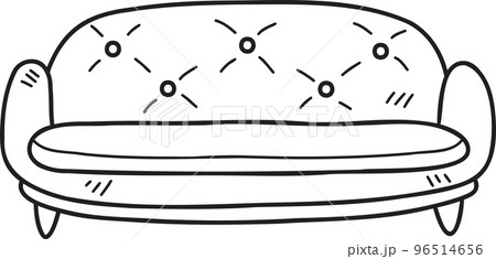 Hand Drawn Sofa or couch illustration Hand Drawn Sofa or couch illustration 96514656