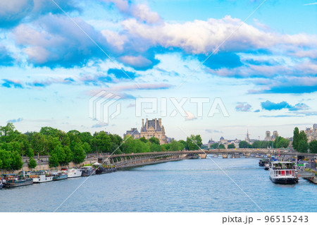 Orsay museum and river Siene, France Orsay museum and river Siene, France 96515243