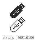 USB data transfer,cable icon 96516159