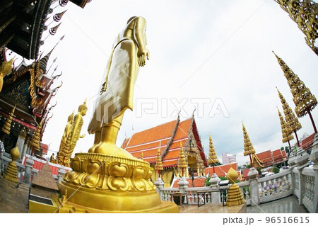 Temple "Wat Lat Phrao" in Bangkok, Thailand 96516615