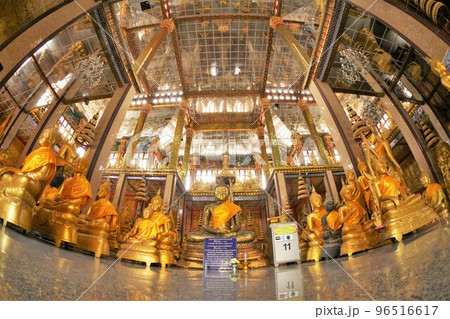 Temple "Wat Lat Phrao" in Bangkok, Thailand 96516617