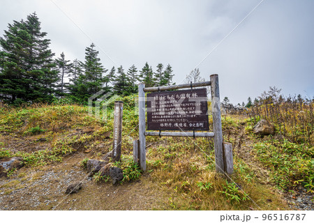 《長野県》秋の志賀高原 横手山山頂紅葉風景 《長野県》秋の志賀高原 横手山山頂紅葉風景 96516787