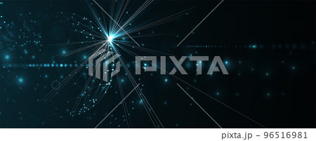 Quantum processing. Deep learning artificial intelligence. Future new technology for business or science presentation Quantum processing. Deep learning artificial intelligence. Future new technology for business or science presentation 96516981