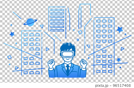 元界XR VR插畫素材 96517408