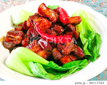 中国上海料理・紅焼肉（豚バラの角煮） 96517564