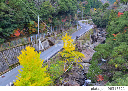 京都府福知山市大江町の新童子橋からの風景 京都府福知山市大江町の新童子橋からの風景 96517821