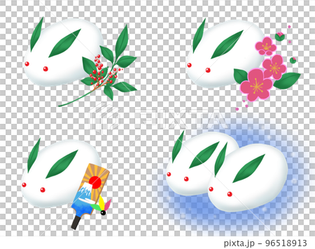 A snow rabbit 96518913