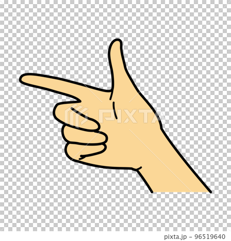 手　ジェスチャー　指示 96519640