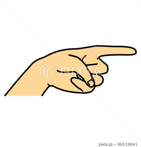 手　ジェスチャー　指示 96519641